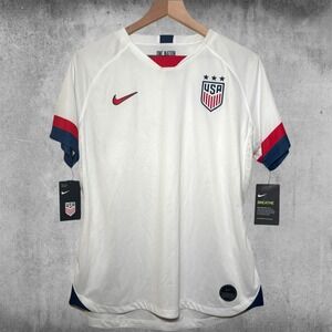 New Nike Team USA World Cup Woman's 2019 Soccer Home Jersey Size XL USWNT Slim